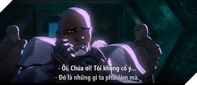T'Challa và Korath rời khỏi đền thờ