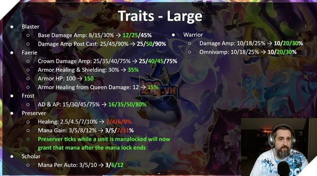 Thay đổi Hệ Tộc trong DTCL 14.16