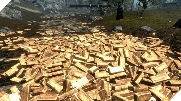 Thu thập vàng trong Skyrim
