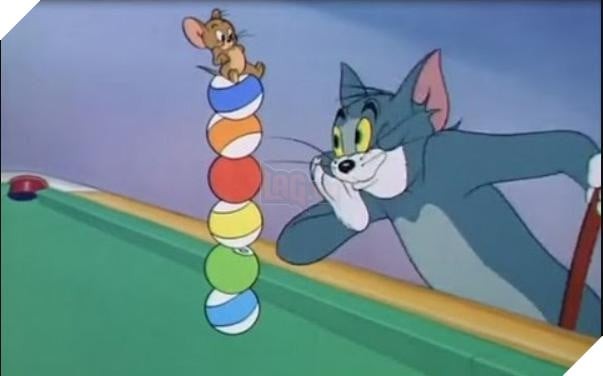 Tom đánh bi-da trong Cue Ball Cat