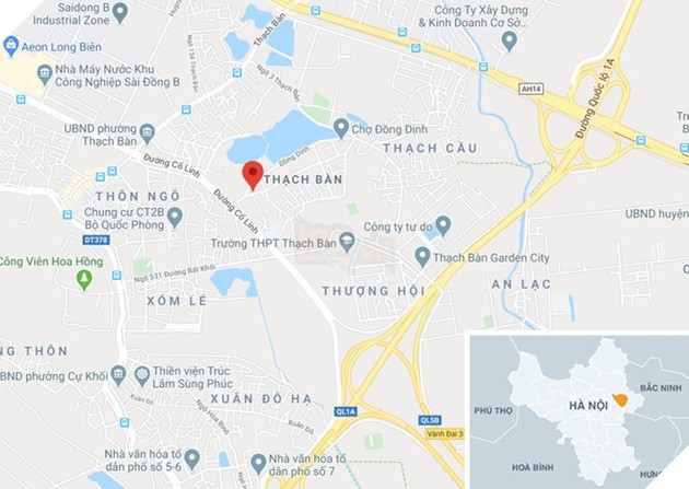Vị trí xưởng mộc bốc cháy
