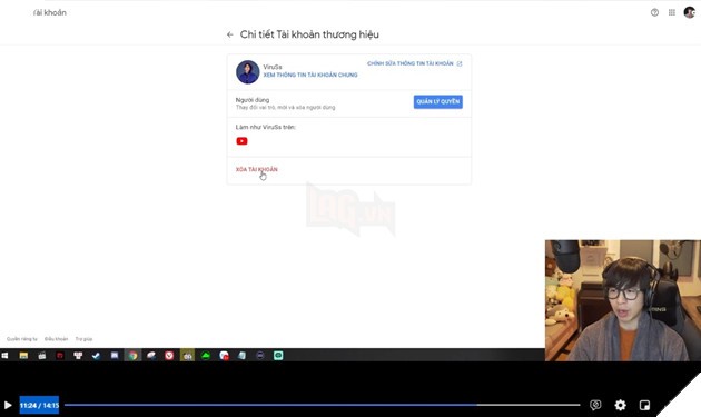 ViruSs giải thích lý do xóa kênh Youtube
